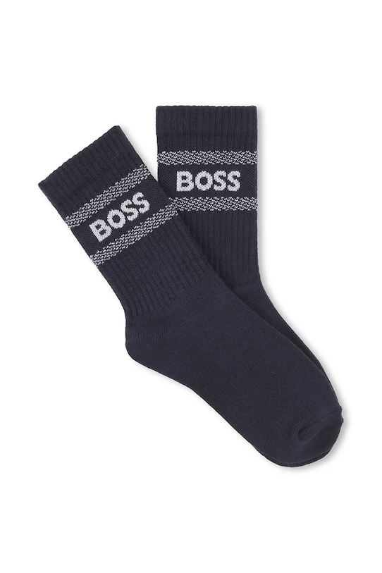 Chłopiec BOSS skarpetki dziecięce 2-pack J51738 granatowy