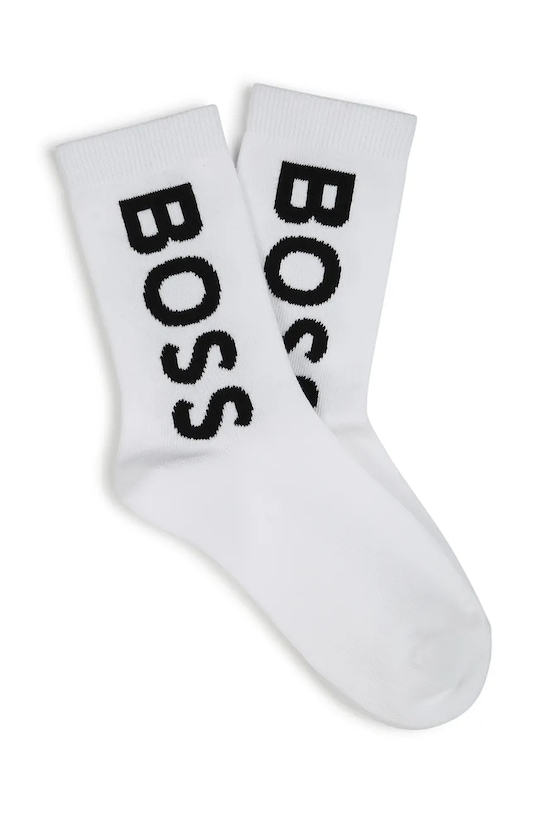 Detské ponožky BOSS 2-pak J51743 biela SS25