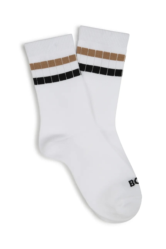 Chlapec Detské ponožky BOSS 2-pak J51743 biela
