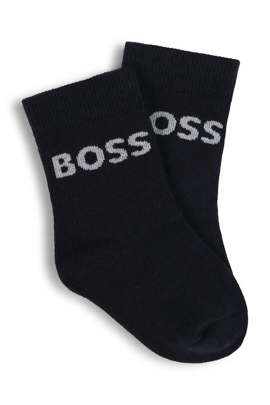 BOSS skarpetki niemowlęce 3-pack niebieski J51745
