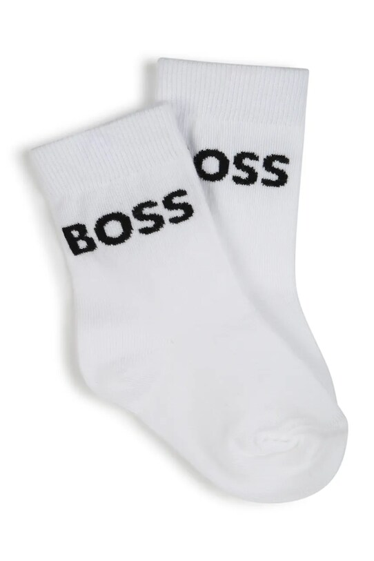Chłopiec BOSS skarpetki niemowlęce 3-pack J51745 czarny