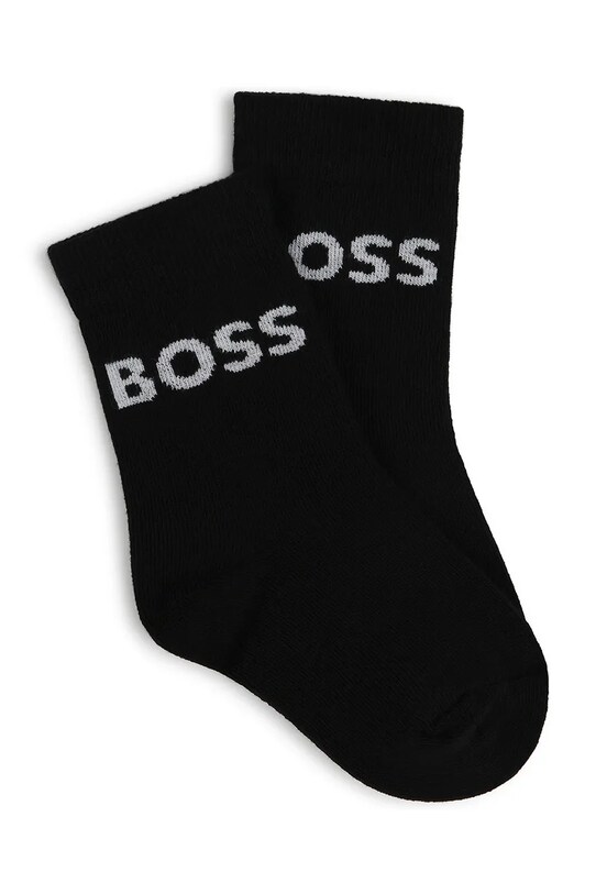 BOSS skarpetki niemowlęce 3-pack czarny J51745