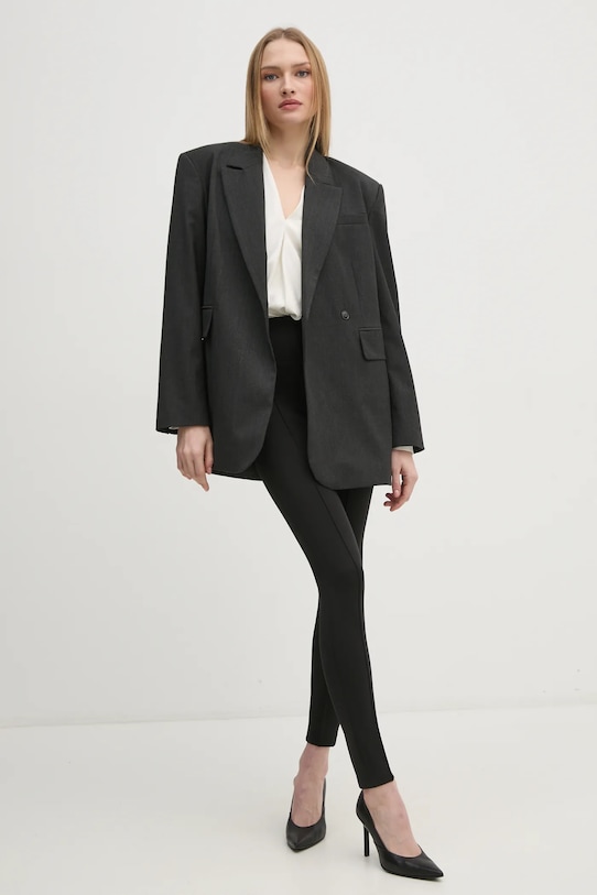Calvin Klein spodnie K20K208071 czarny SS25