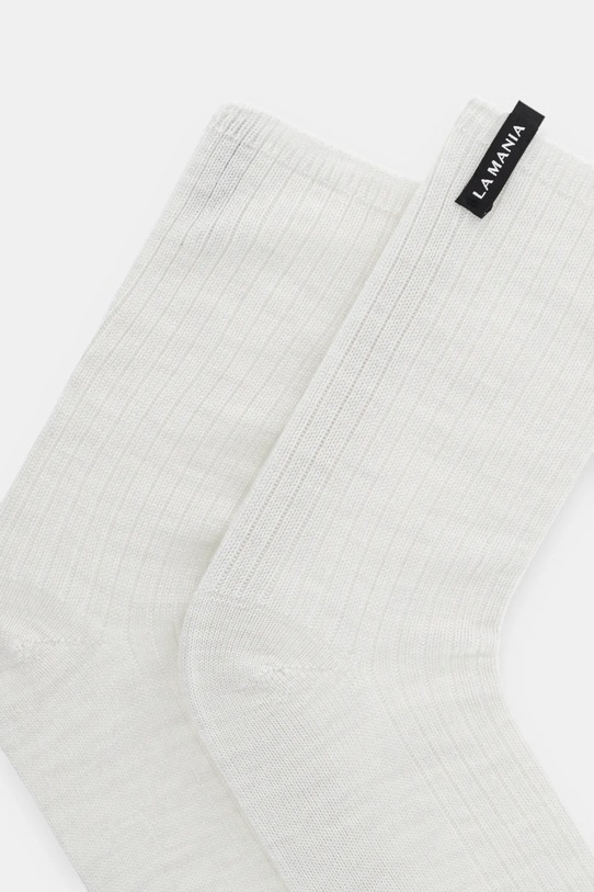 La Mania skarpetki wełniane MERINOWOOL MERINOWOOL.SOCKS beżowy SS25