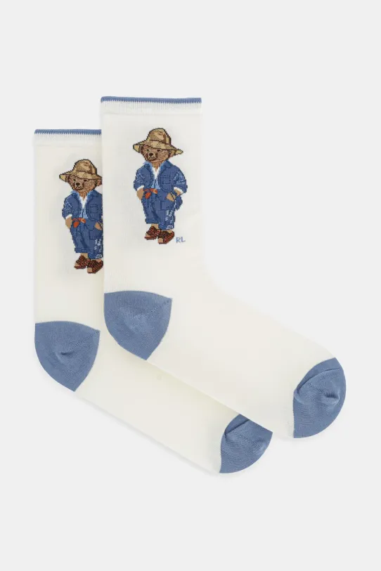 Κάλτσες Polo Ralph Lauren ψηλές κάλτσες μπεζ 455968666