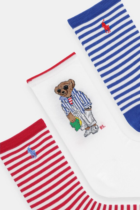 Polo Ralph Lauren skarpetki 3-pack 455972027 biały SS25