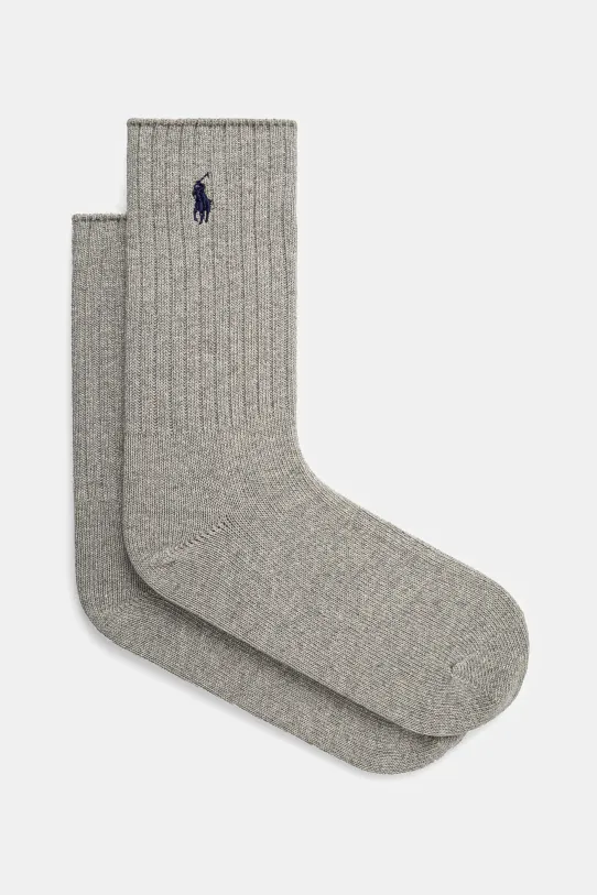 Nogavice Polo Ralph Lauren Visoke nogavice siva 455846847