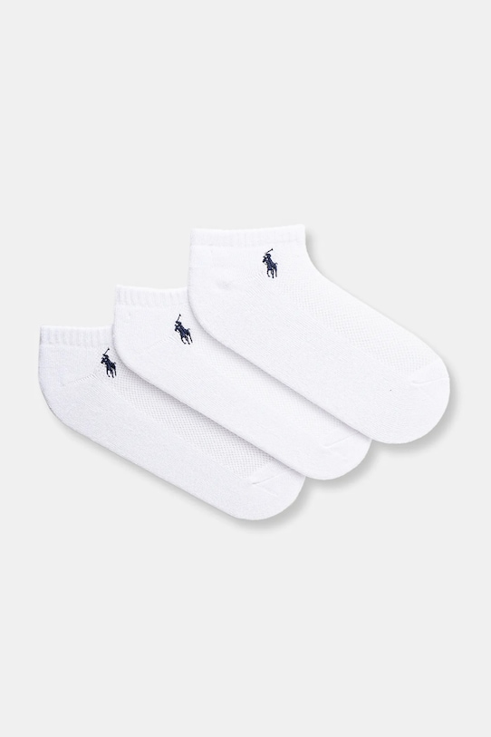 Polo Ralph Lauren șosete 3-pack sosete scurte alb 455972885
