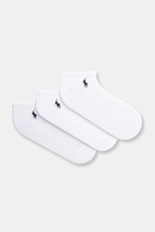 Nogavice Polo Ralph Lauren 3-pack Prijazno od planeta bela 455972885
