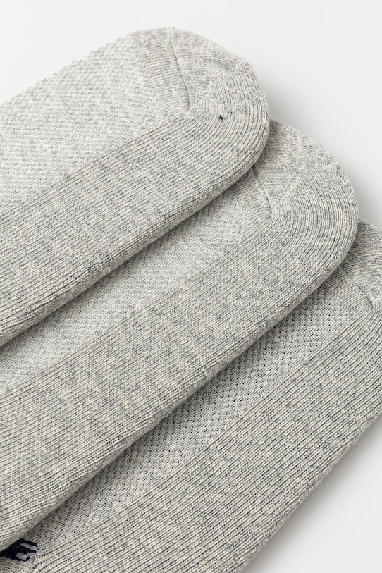 Ponožky Polo Ralph Lauren 3-pak 455972885 sivá SS25