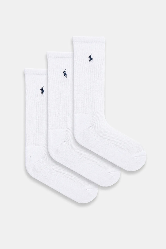 Polo Ralph Lauren skarpetki 3-pack skarpetki długie biały 455918021