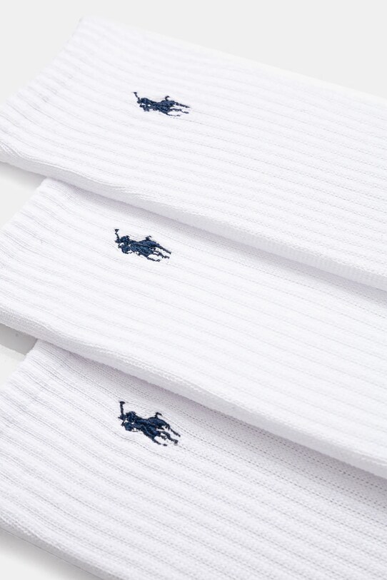 Polo Ralph Lauren șosete 3-pack 455918021 alb SS25