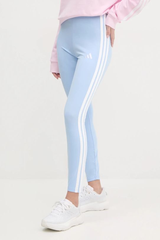 adidas legginsy Essentials aplikacja niebieski JE0070