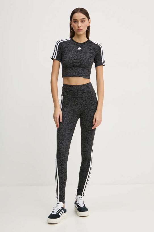 adidas Originals pantaloni SNAKE AOP LGNGS JC5751 gri SS25