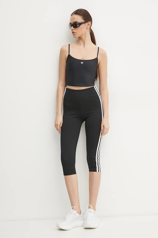 Леггинсы adidas Originals 3S CAPRI LGNS JD5019 чёрный SS25