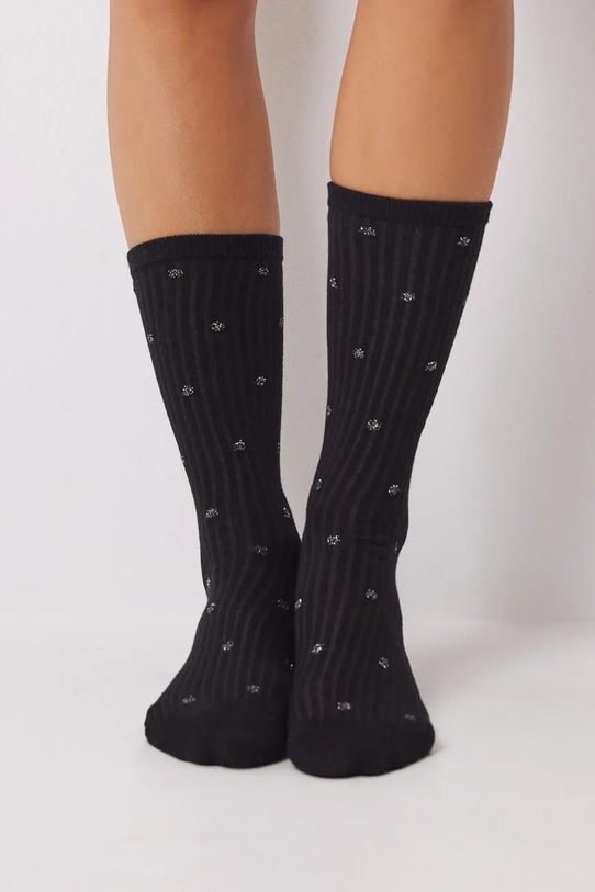 Oblečenie Bavlnené ponožky women'secret GENERIC SOCKS PACKS 3-pak 4488625 čierna