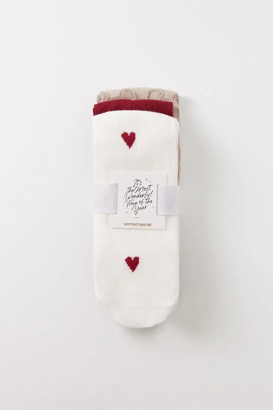 Одяг Бавовняні шкарпетки women'secret GENERIC SOCKS PACKS 3-pack 4488621 барвистий