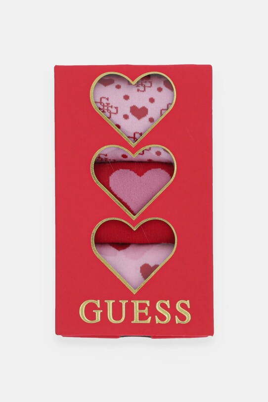 Odzież Guess skarpetki 3-pack O5RG10.KBZU0 różowy