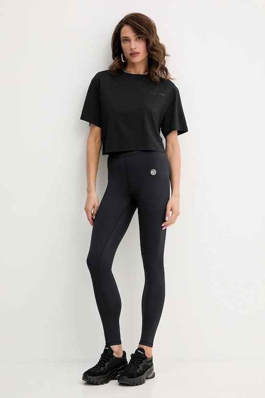 PLEIN SPORT colanți SAEC.WJT2038.STE003N negru SS25