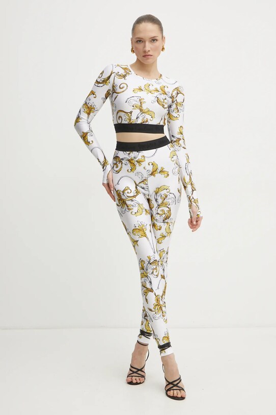 Versace Jeans Couture colanti alb 78HAC101.JS470