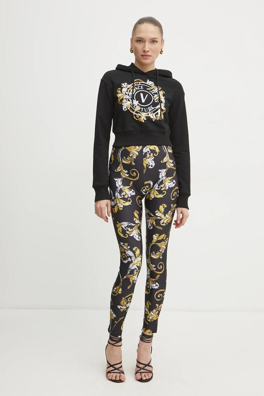 Легінси Versace Jeans Couture 78HAC101.JS470 чорний SS25