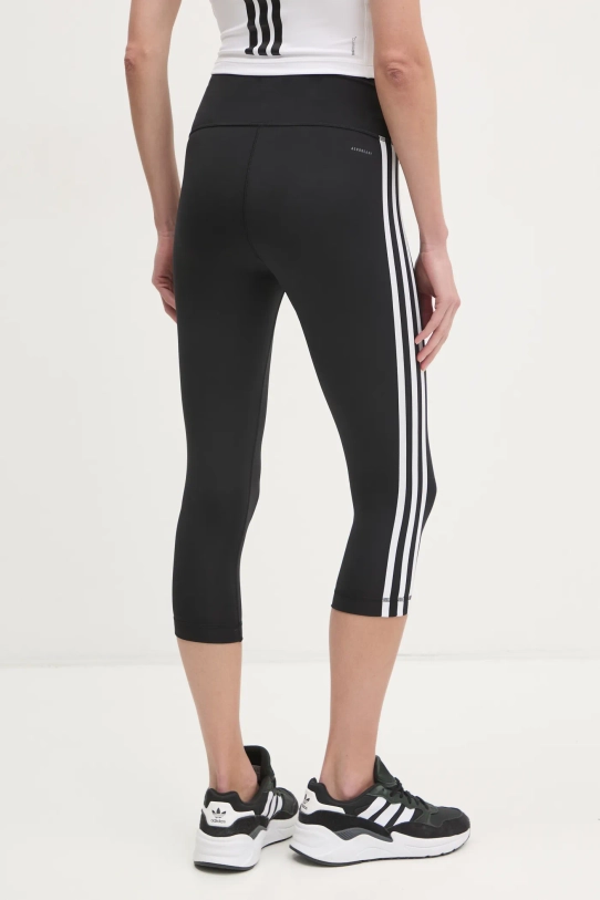 Odzież adidas Performance legginsy treningowe 3-Stripes HT5437 czarny