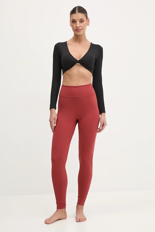 Legíny na jógu adidas Performance All Me Essentials JI8344 červená SS25