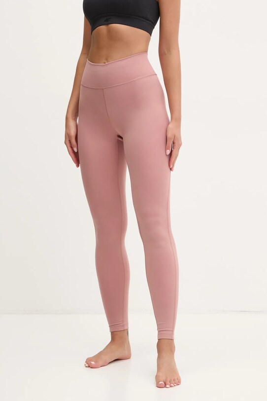 adidas Performance jambiere de yoga All Me Essentials tricotaj roz JN6877