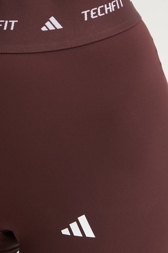 Tréninkové legíny adidas Performance Techfit burgundské JI5550