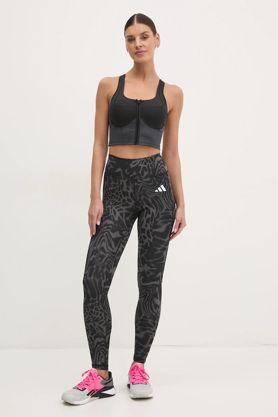 adidas Performance legginsy treningowe Optime JM9881 czarny SS25