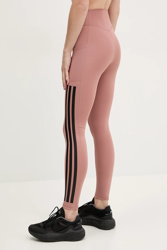 Îmbrăcăminte adidas Performance leggins de antrenament Optime JI8764 portocaliu
