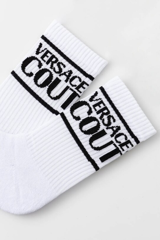 Versace Jeans Couture calzini 78HA0J04.ZG079 bianco SS25