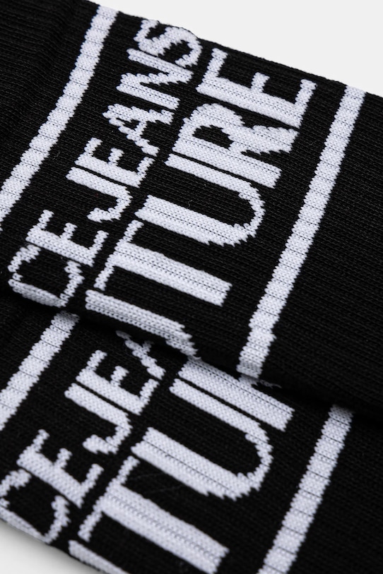 Шкарпетки Versace Jeans Couture 78HA0J04.ZG079 чорний SS25