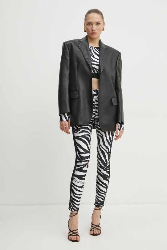 Versace Jeans Couture colanti 78HAC114.JS482 negru SS25