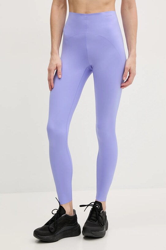 Легінси для тренувань Calvin Klein Performance з еластаном блакитний LVGWS5L606