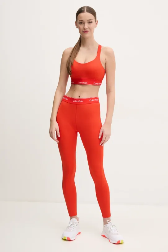 Calvin Klein Performance legginsy treningowe LVGWS5L609 czerwony SS25