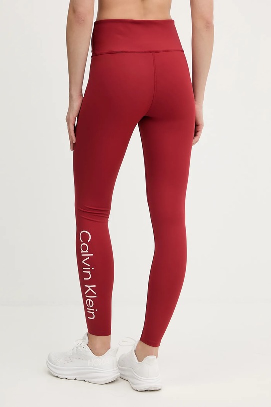 Odzież Calvin Klein Performance legginsy treningowe LVGWS5L612 bordowy