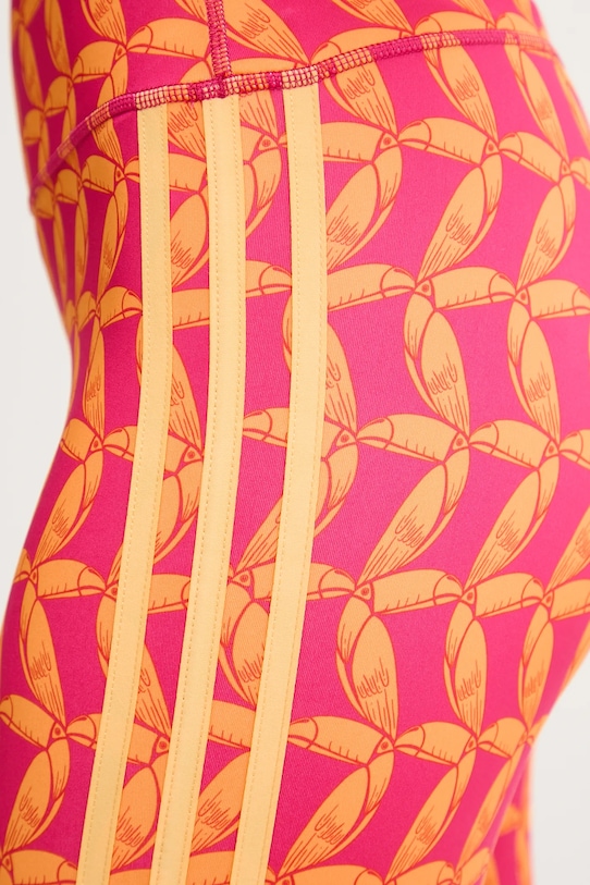 adidas Performance leggings da allenamento x Farm Rio arancione JD6311