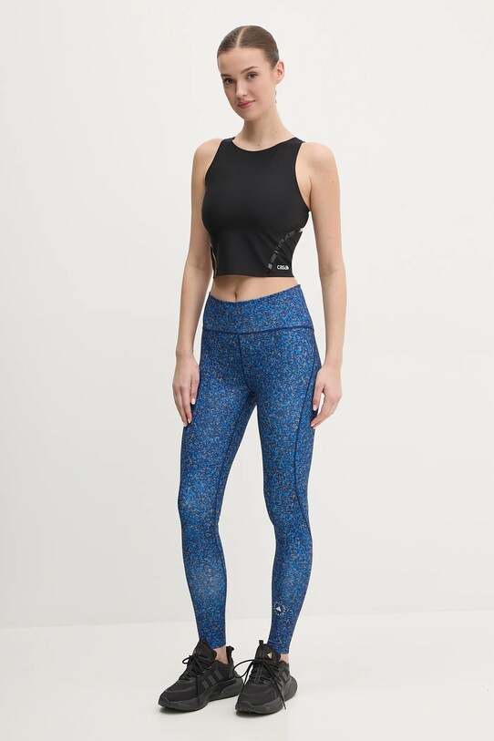 adidas by Stella McCartney legginsy TruePurpose Optime JF8483 granatowy SS25