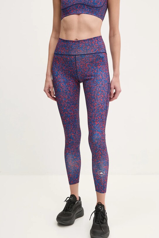 adidas by Stella McCartney leggings TruePurpose Optime tricotaj bleumarin JI5241