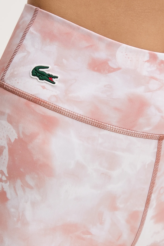 Lacoste legginsy pomarańczowy OF8572