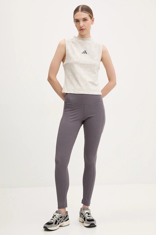 adidas legginsy ALL SZN RIB JJ1248 fioletowy SS25