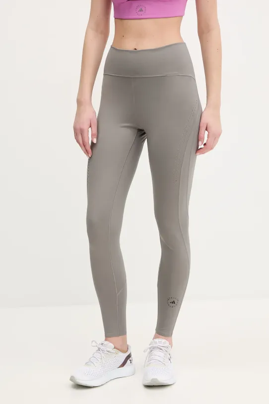 adidas by Stella McCartney leggings da allenamento TruePurpose Optime maglia grigio JJ0129