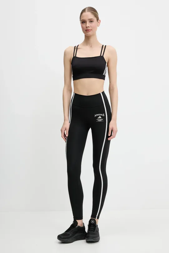 adidas Performance legginsy treningowe Optime JG6150 czarny SS25