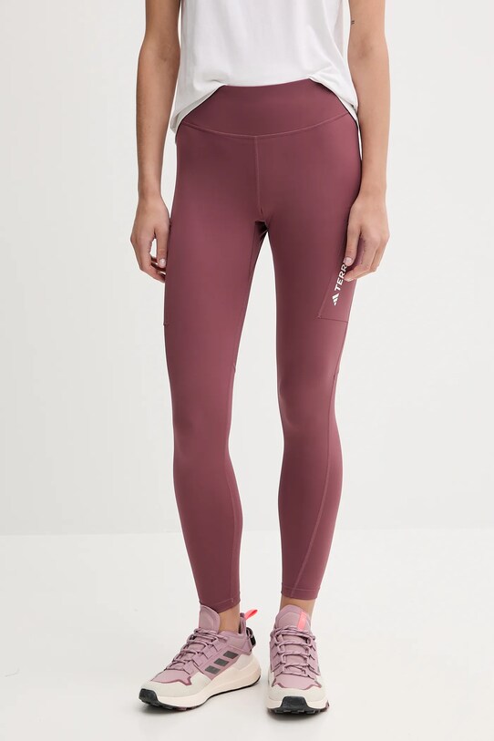 adidas TERREX legging Multi elasztánnal piros JE9423