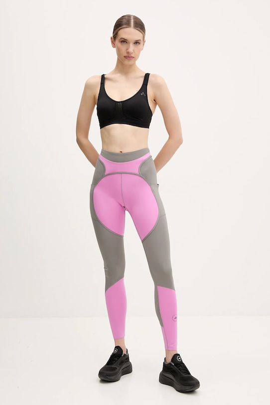 Tréninkové legíny adidas by Stella McCartney Two-Tone JI5247 fialová SS25