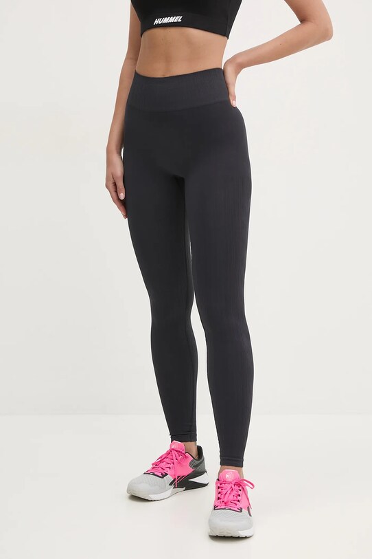 Тренировочные леггинсы Hummel Define с эластаном чёрный 223855