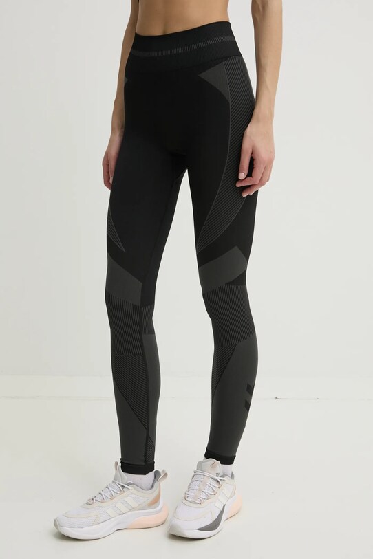 Hummel leggins de antrenament tricotaj negru 228075