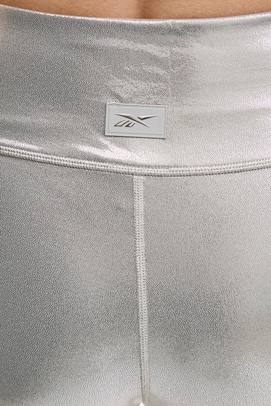 Reebok legginsy treningowe Lux Chrome srebrny 100214627