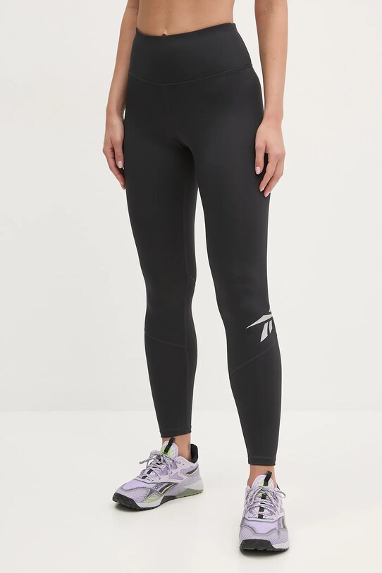 Клин за бягане Reebok еластичен черен 100222316